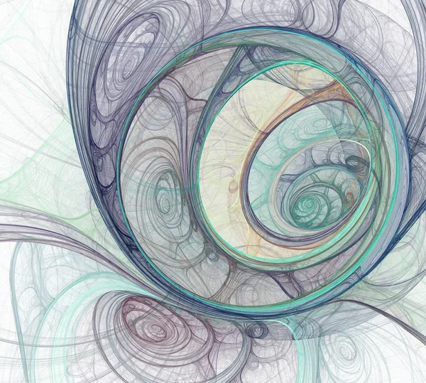 Абстрактная Иллюстрация Траекторного Тоннеля Абстрактный Компьютер Созданный Современным Фрактальным Дизайном — стоковое фото