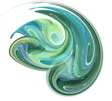 Soyut bir bilgisayar modern fraktal tasarım beyaz arka plan üzerinde oluşturulan. Fraktal renk doku soyut. Dijital sanat. Soyut Form ve renk. Soyut Fraktal öğe desen tasarım için. 