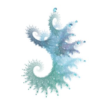 Deniz kabuğu gibi soyut dalgalı arka plan bilgisayar tarafından oluşturulan görüntü spiral. Copyspace ile fraktal arka plan. 