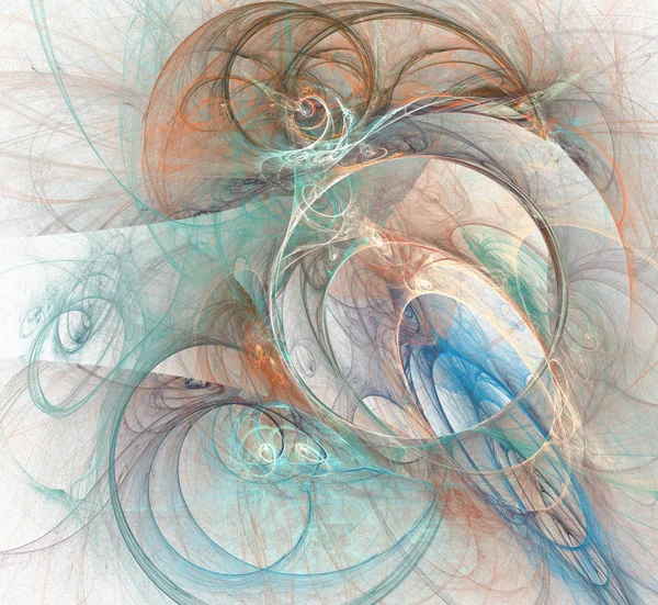 Soyut bir bilgisayar modern fraktal tasarım üretti. Soyut fraktal renk dokusu. Dijital sanat. Soyut Form ve Renkler. Tasarımınız için soyut fraktal öge.