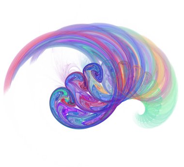 Soyut bir bilgisayar modern fraktal tasarım üretti. Soyut fraktal renk dokusu. Dijital sanat. Soyut Form ve Renkler. Tasarımınız için soyut fraktal öge.