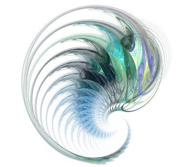 Soyut bir bilgisayar modern fraktal tasarım üretti. Soyut fraktal renk dokusu. Dijital sanat. Soyut Form ve Renkler. Tasarımınız için soyut fraktal öge.