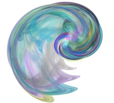 Soyut bir bilgisayar modern fraktal tasarım oluşturulan. Soyut f