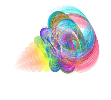 Soyut bir bilgisayar modern fraktal tasarım oluşturulan. Soyut f