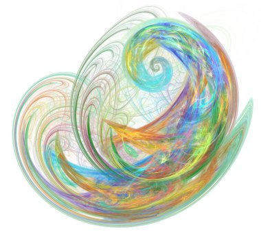 Soyut bir bilgisayar modern fraktal tasarım oluşturulan. Soyut f