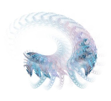 Soyut bir bilgisayar modern fraktal tasarım oluşturulan. Soyut f