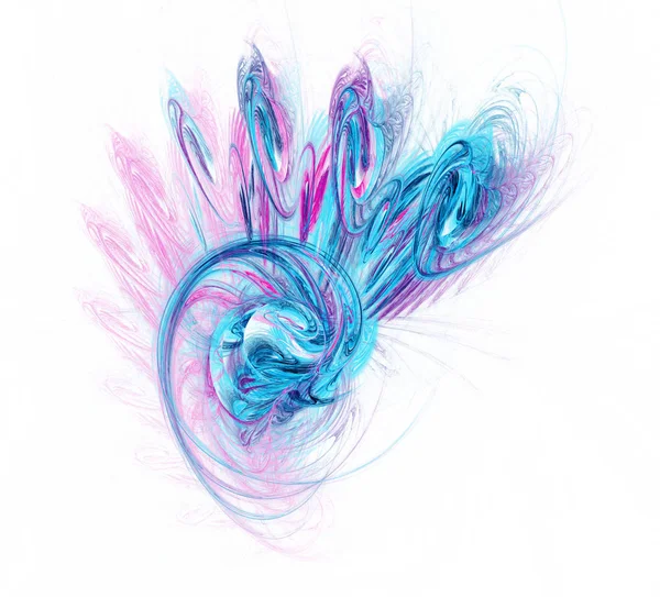 Soyut bir bilgisayar modern fraktal tasarım oluşturulan. Soyut f