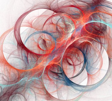 Soyut bir bilgisayar modern fraktal tasarım oluşturulan. Soyut f