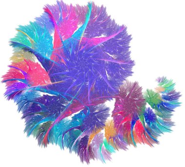 Soyut bir bilgisayar modern fraktal tasarım oluşturulan. Soyut f