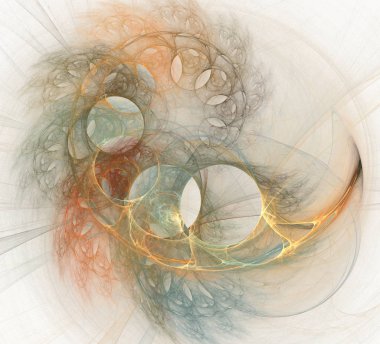 Soyut bir bilgisayar modern fraktal tasarım oluşturulan. Soyut f