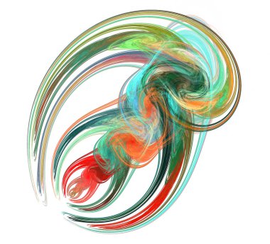 Soyut bir bilgisayar modern fraktal tasarım oluşturulan. Soyut f