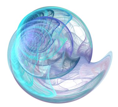 Soyut bir bilgisayar modern fraktal tasarım oluşturulan. Soyut f