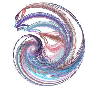 Soyut bir bilgisayar modern fraktal tasarım oluşturulan. Soyut f