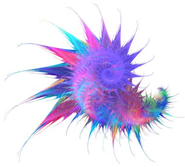 Soyut bir bilgisayar modern fraktal tasarım oluşturulan. Soyut f