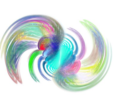 Soyut bir bilgisayar modern fraktal tasarım oluşturulan. Soyut f