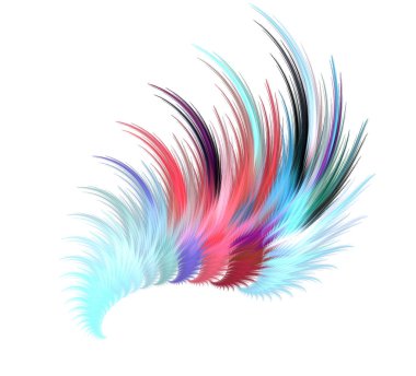 Soyut bir bilgisayar modern fraktal tasarım oluşturulan. Soyut f