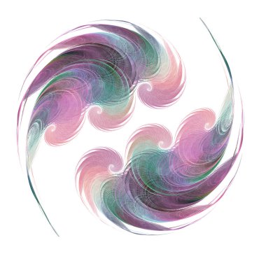 Soyut bir bilgisayar modern fraktal tasarım oluşturulan. Soyut f