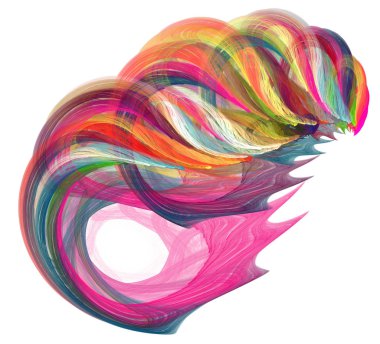 Soyut bir bilgisayar modern fraktal tasarım oluşturulan. Soyut f