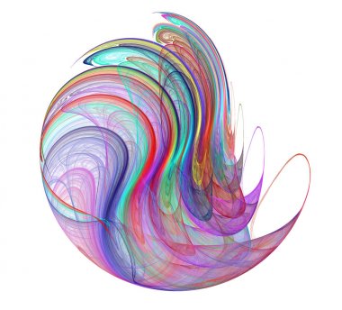 Soyut bir bilgisayar modern fraktal tasarım oluşturulan. Soyut f