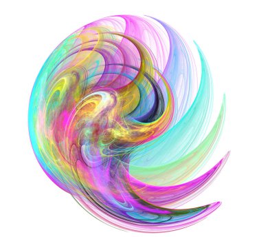 Soyut bir bilgisayar modern fraktal tasarım oluşturulan. Soyut f