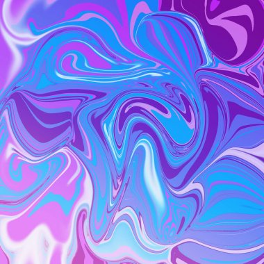 Dijital sanat. Soyut renkli akışkan sanat arka plan.