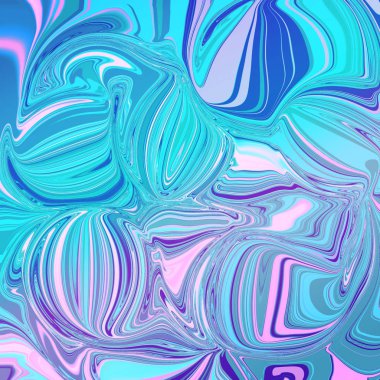 Dijital sanat. Soyut renkli akışkan sanat arka plan.