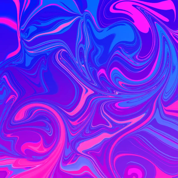 Digital art. Abstract colorful fluid art background. — Stock Photo, Image
