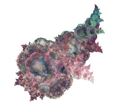 Soyut bir bilgisayar modern fraktal tasarım oluşturulan. Soyut f