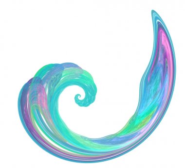 Soyut bir bilgisayar modern fraktal tasarım oluşturulan. Soyut f