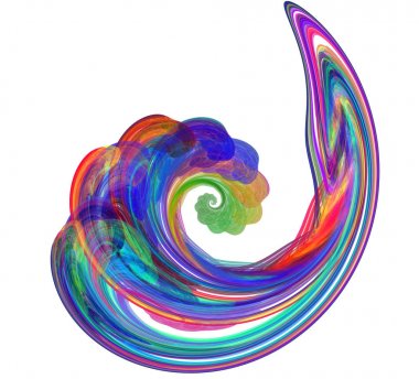 Soyut bir bilgisayar modern fraktal tasarım oluşturulan. Soyut f