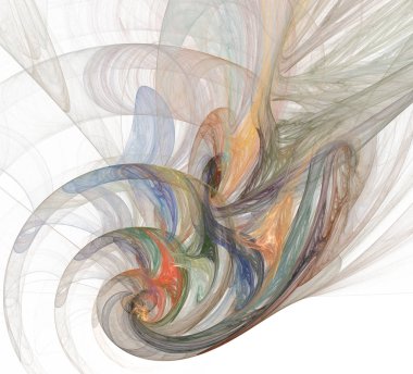 Soyut bir bilgisayar modern fraktal tasarım oluşturulan. Soyut f