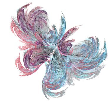 Soyut bir bilgisayar modern fraktal tasarım oluşturulan. Soyut f