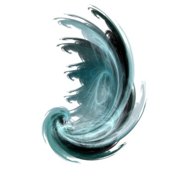 Soyut bir bilgisayar modern fraktal tasarım oluşturulan. Soyut f