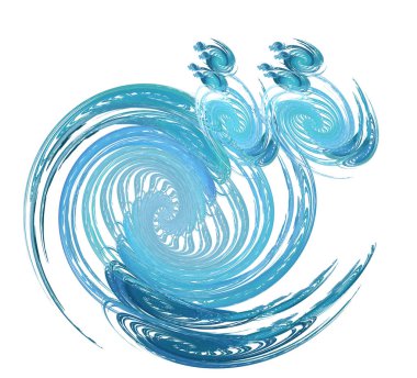 Soyut bir bilgisayar modern fraktal tasarım oluşturulan. Soyut f