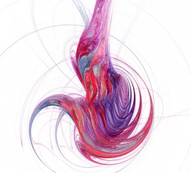 Soyut bir bilgisayar modern fraktal tasarım oluşturulan. Soyut f