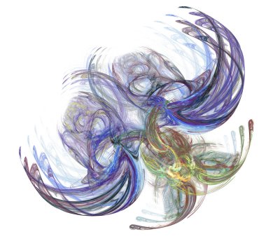 Soyut bir bilgisayar modern fraktal tasarım oluşturulan. Soyut f