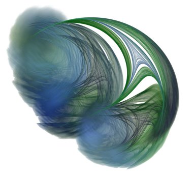 Soyut bir bilgisayar modern fraktal tasarım oluşturulan. Soyut f