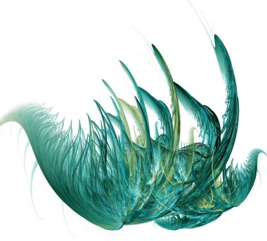 Soyut bir bilgisayar modern fraktal tasarım oluşturulan. Soyut f