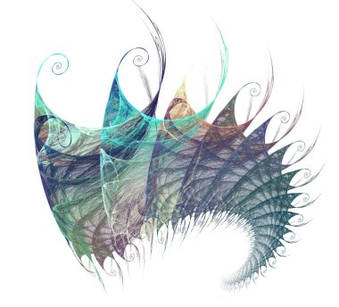 Soyut bir bilgisayar modern fraktal tasarım oluşturulan. Soyut f