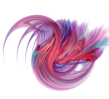 Soyut bir bilgisayar modern fraktal tasarım oluşturulan. Soyut f