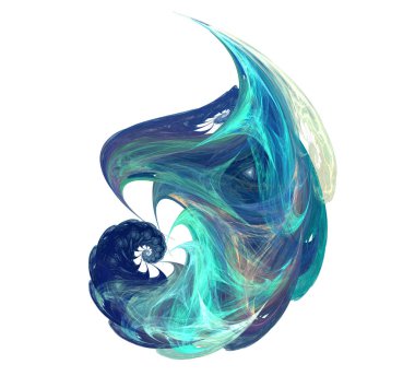 Soyut bir bilgisayar modern fraktal tasarım oluşturulan. Soyut f