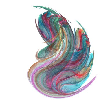 Soyut bir bilgisayar modern fraktal tasarım oluşturulan. Soyut f