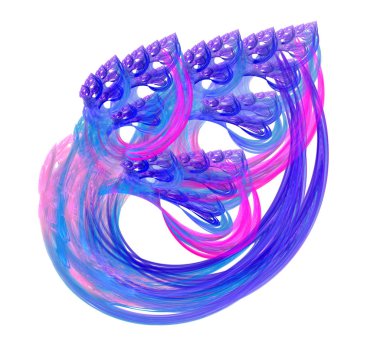 Soyut bir bilgisayar modern fraktal tasarım oluşturulan. Soyut f