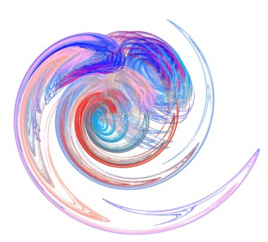 Soyut bir bilgisayar modern fraktal tasarım oluşturulan. Soyut f