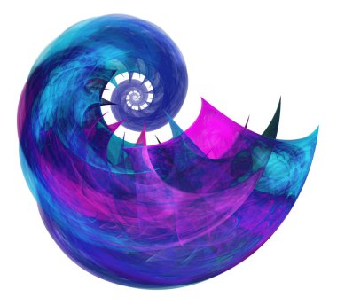 Soyut bir bilgisayar modern fraktal tasarım oluşturulan. Soyut f