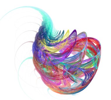 Soyut bir bilgisayar modern fraktal tasarım oluşturulan. Soyut f