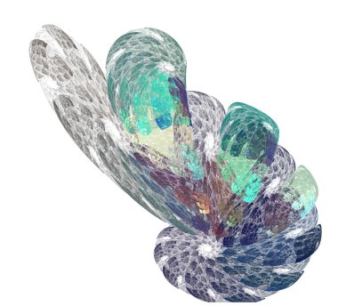 Soyut bir bilgisayar modern fraktal tasarım oluşturulan. Soyut f