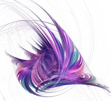 Soyut bir bilgisayar modern fraktal tasarım oluşturulan. Soyut f