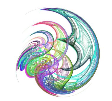 Soyut bir bilgisayar modern fraktal tasarım oluşturulan. Soyut f