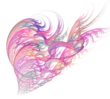 Soyut bir bilgisayar modern fraktal tasarım oluşturulan. Soyut f